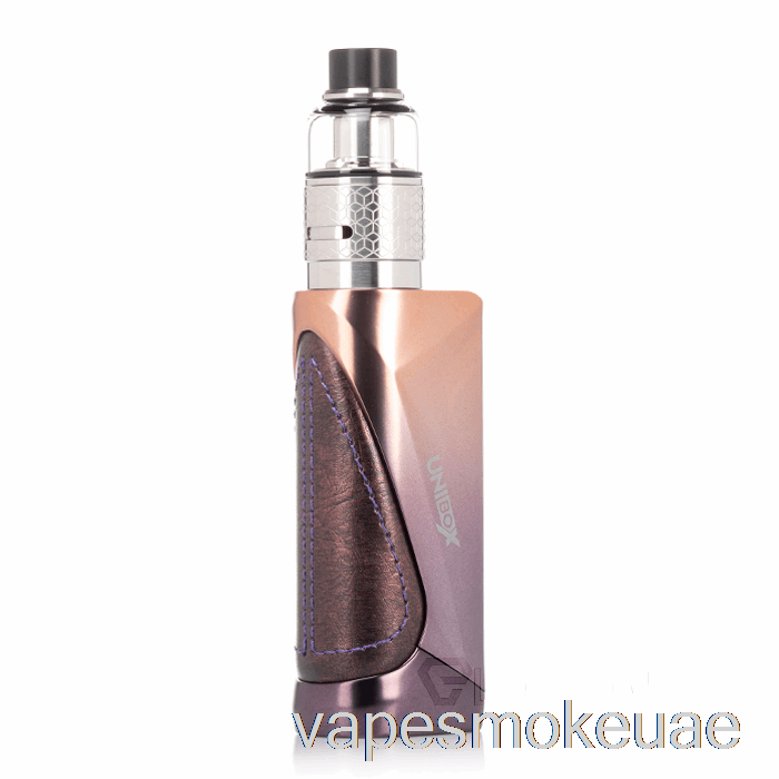 Vape Uae Oxva Unibox Pnm 80w مجموعة المبتدئين، ذهبي أرجواني